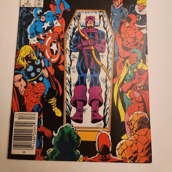 Hawkeye #4 (1983) Marvel Comics, Marriage to Mockingbird, Newstand, NM - Picture 2 of 14